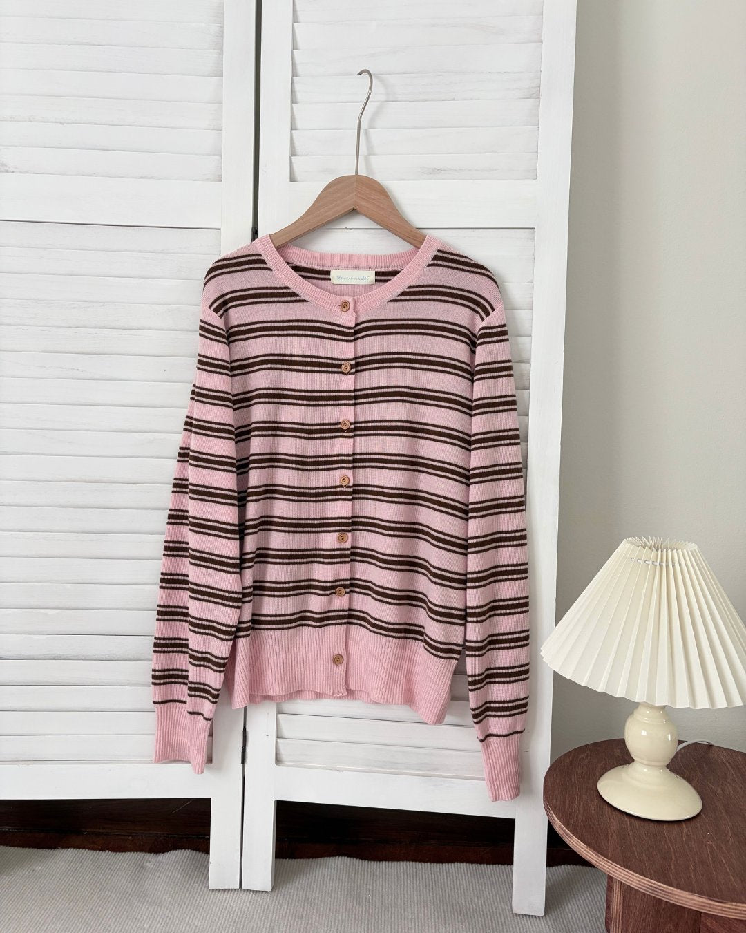 Strawberry Latte Knit Cardigan