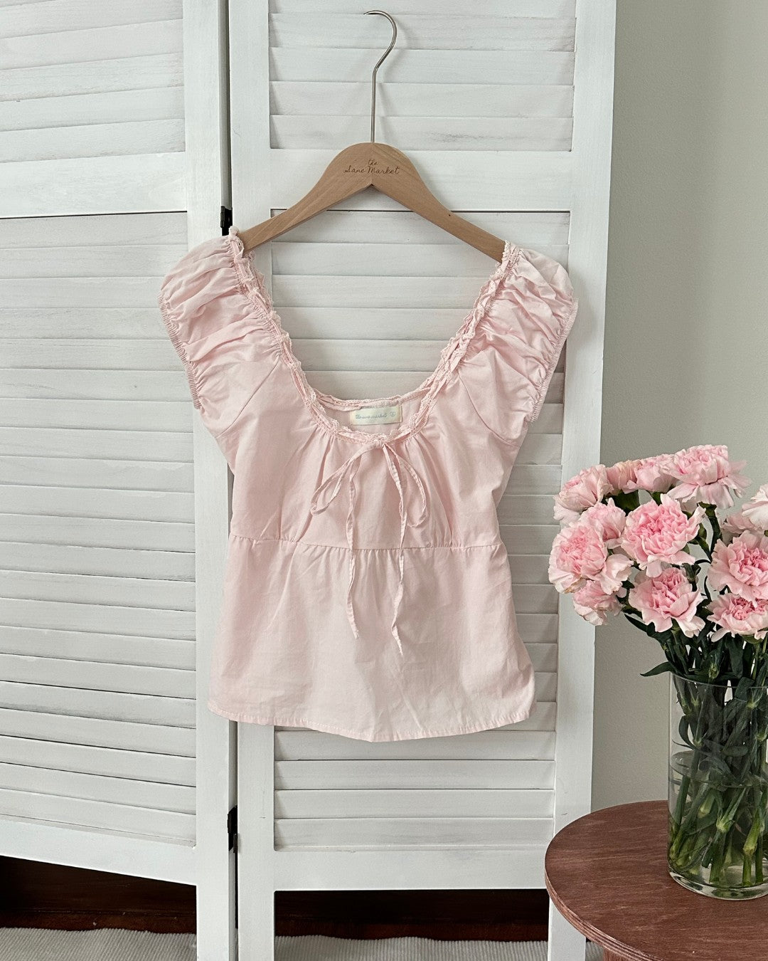 Blush Rose Tie Top