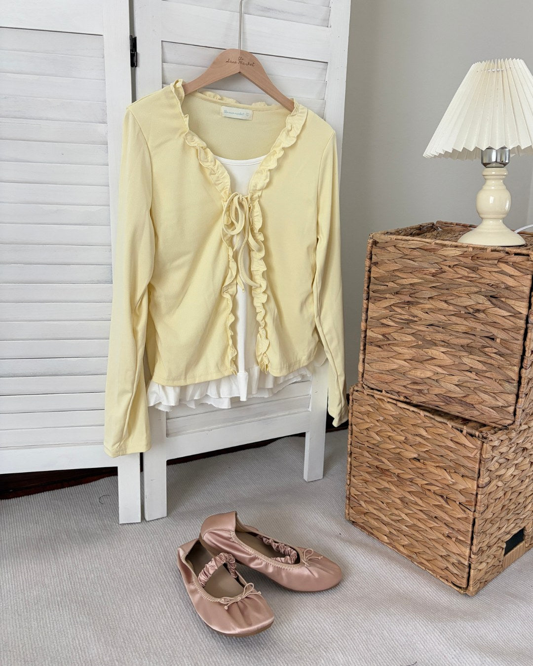Ribbon Layered Top in Butter