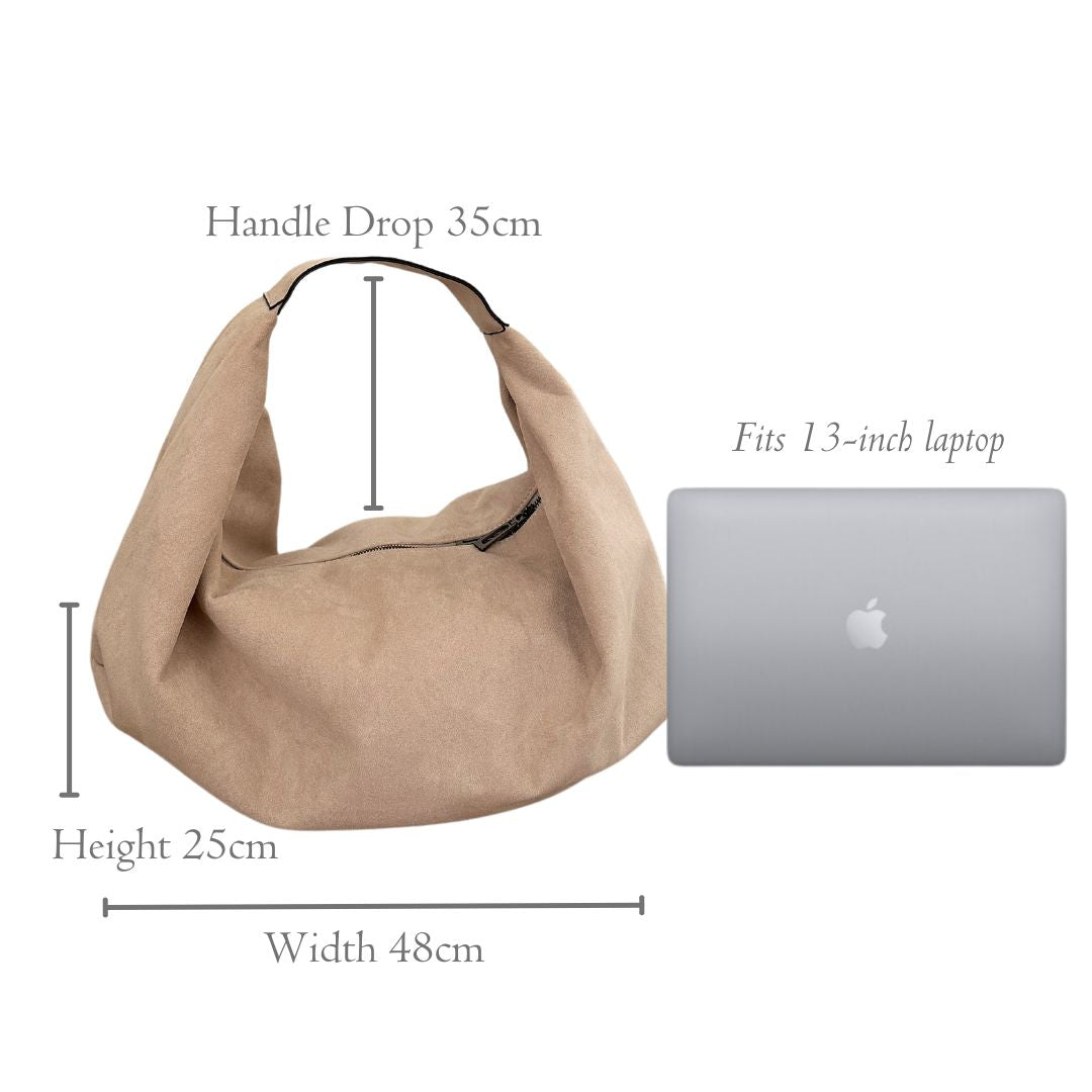 Moonstone Shoulder Bag in Camel