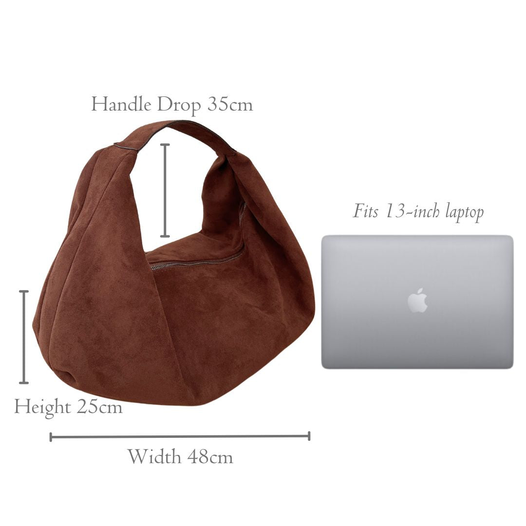 Moonstone Shoulder Bag in Chestnut
