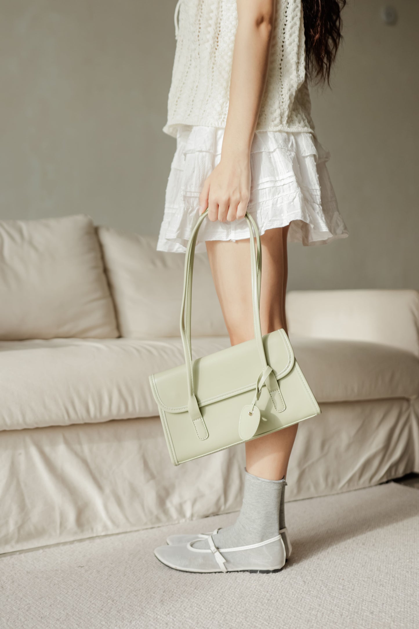 Baguette Bag in Lime