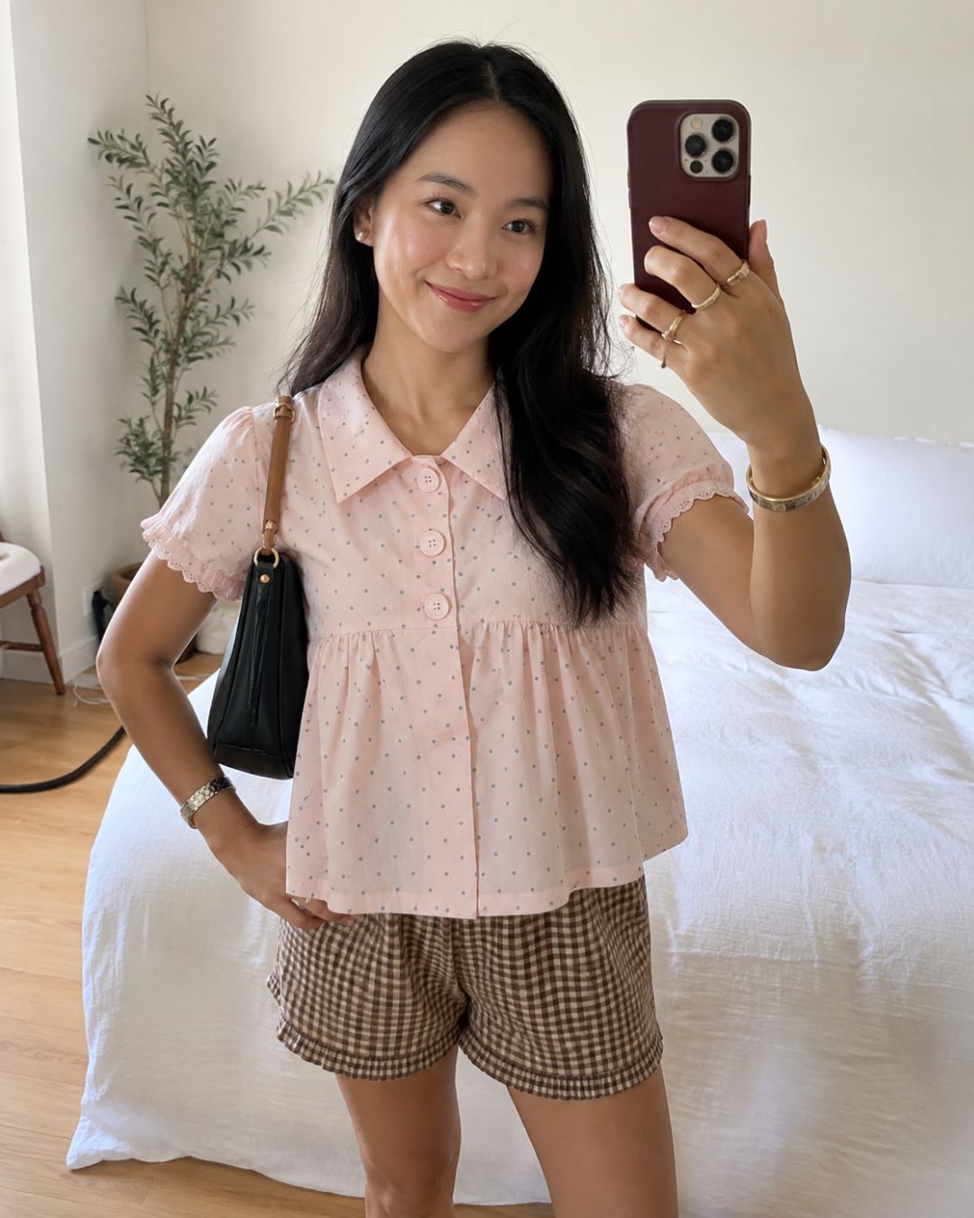 Dolly Polka Babydoll Top