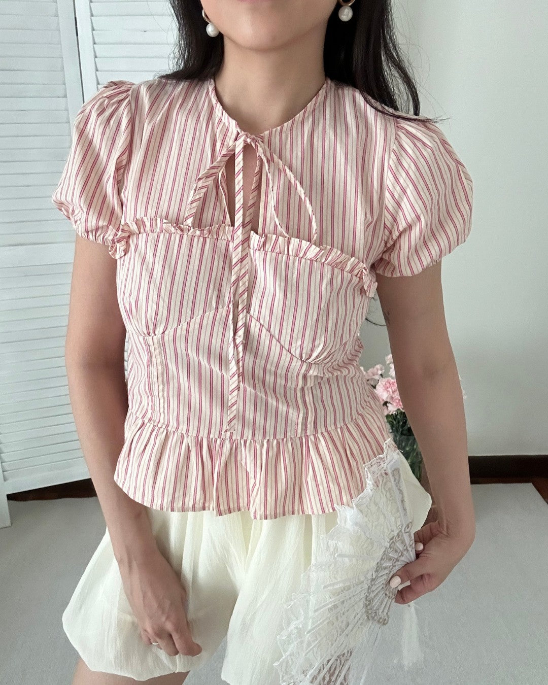 Pink Joy Stripe Blouse