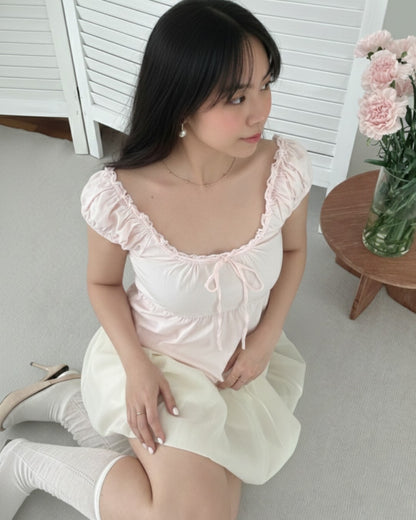 Blush Rose Tie Top