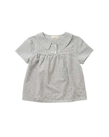 Blue Picnic Gingham Top