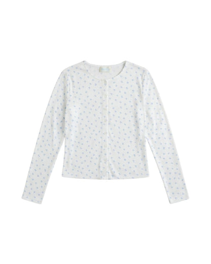 Everyday Button-Down Cardigan in Floral