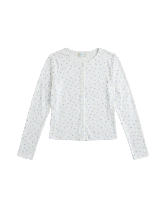 Everyday Button-Down Cardigan in Floral