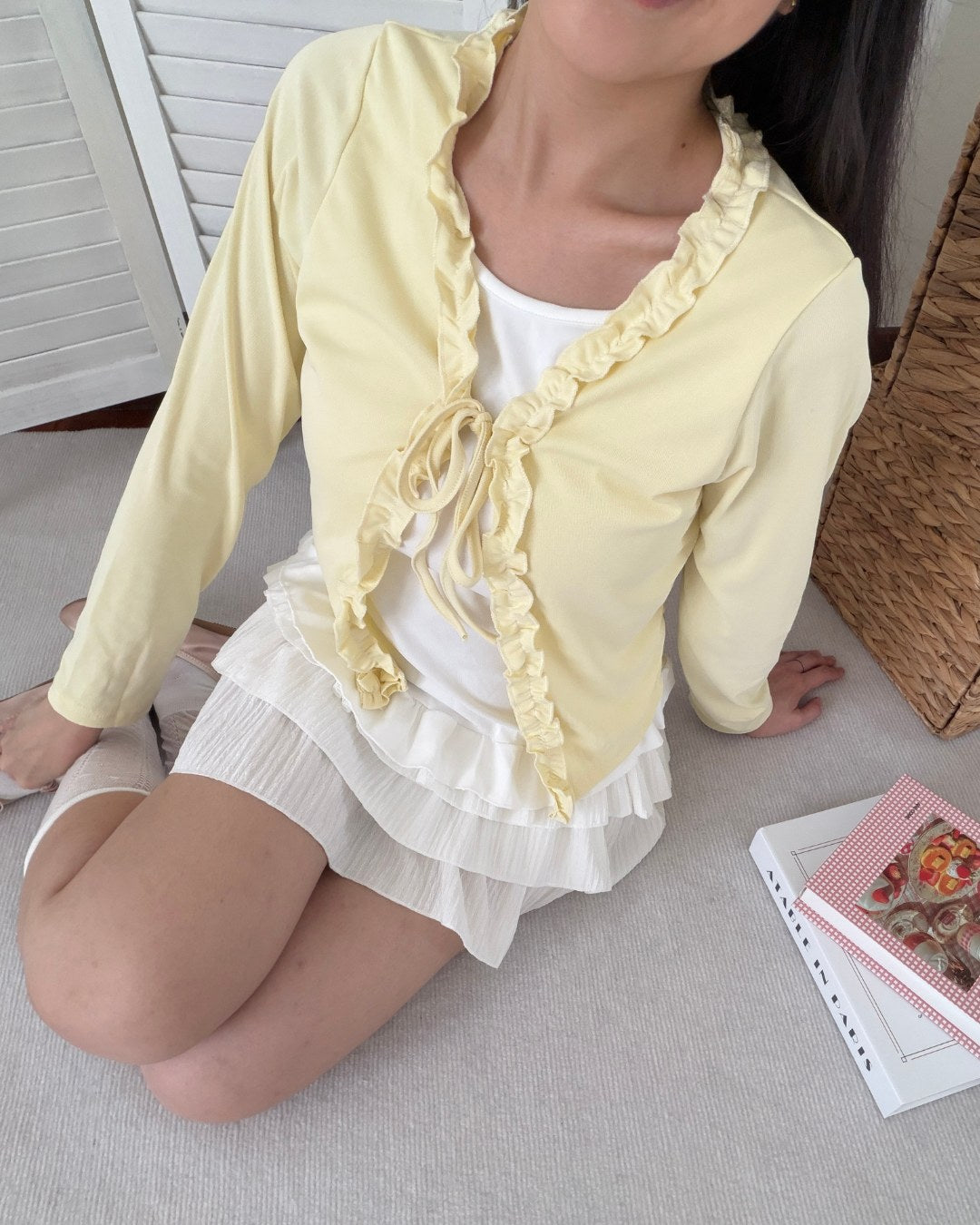 Ribbon Layered Top in Butter