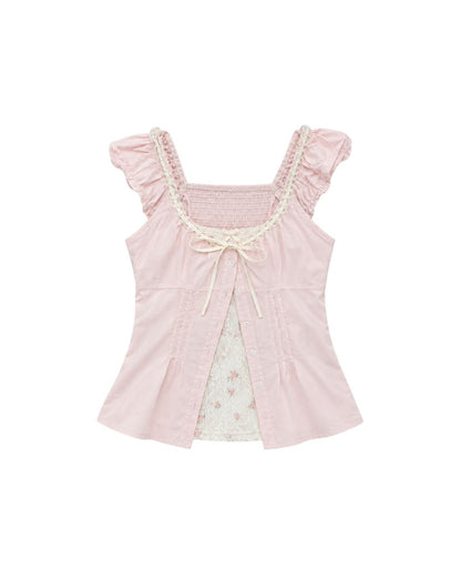 Rosie Ribbon Lace Top