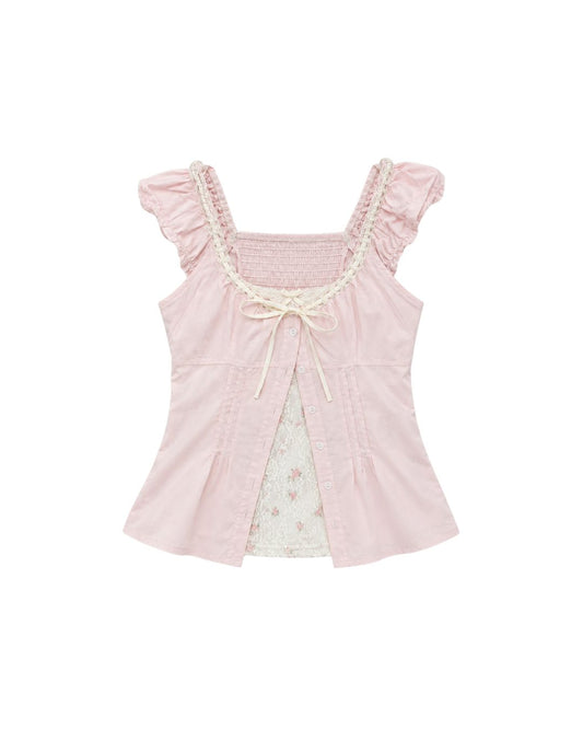 Rosie Ribbon Lace Top