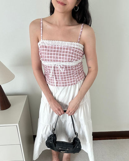 Belle Gingham Cami (Size M)