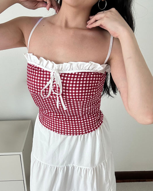 Picnic Gingham Cami (Size S)