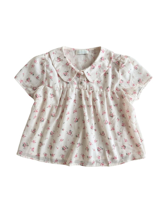 Cottage Babydoll Collared Top
