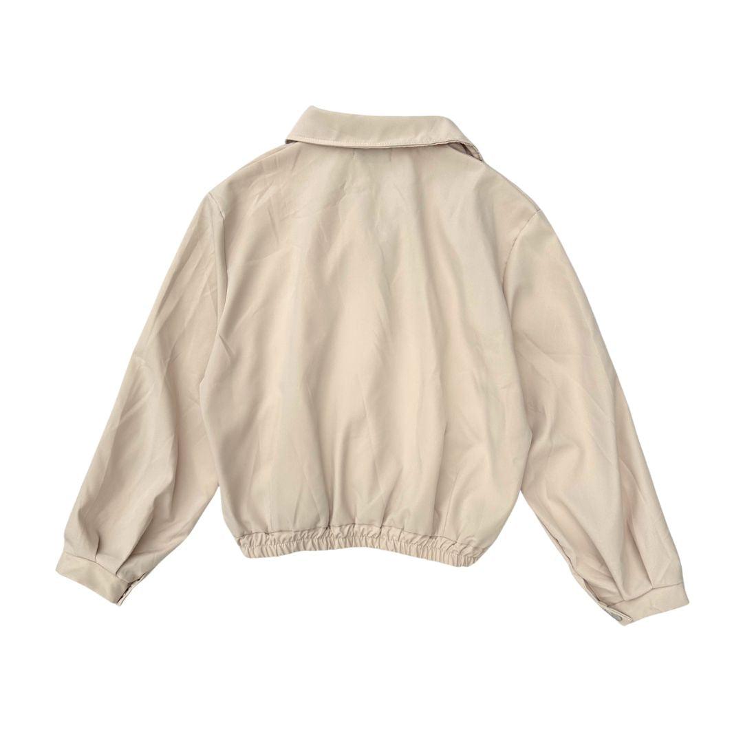 Off-Duty Khaki Blouson Jacket