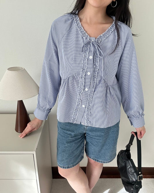 Bluebell Tie Blouse (Size M)