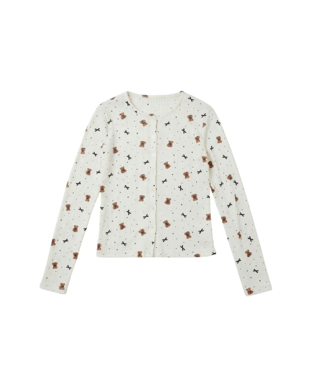 Everyday Button-Down Cardigan in Homey Bear