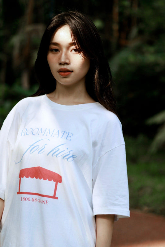 Roommate Oversized Cotton Tee - The Sane Market