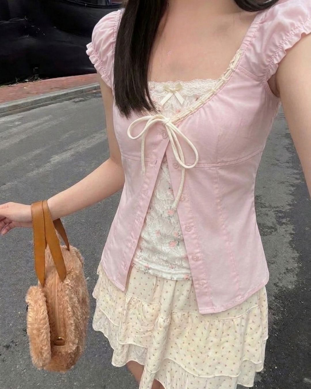 Rosie Ribbon Lace Top