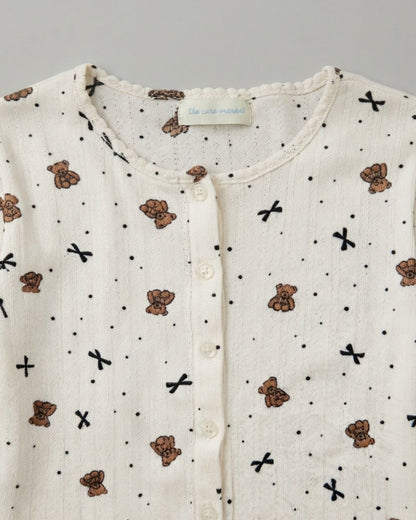 Everyday Button-Down Cardigan in Homey Bear