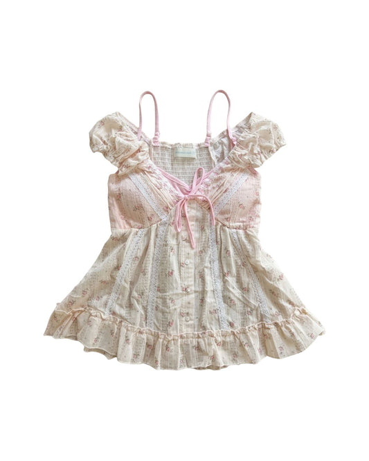 Floral Doll Padded Top