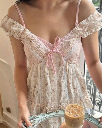 Floral Doll Padded Top