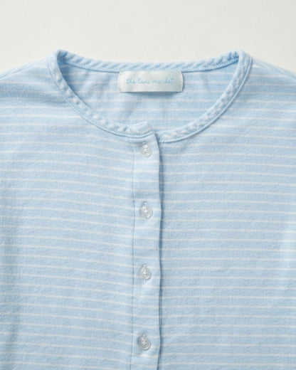 Everyday Button-Down Cardigan in Soft Blue