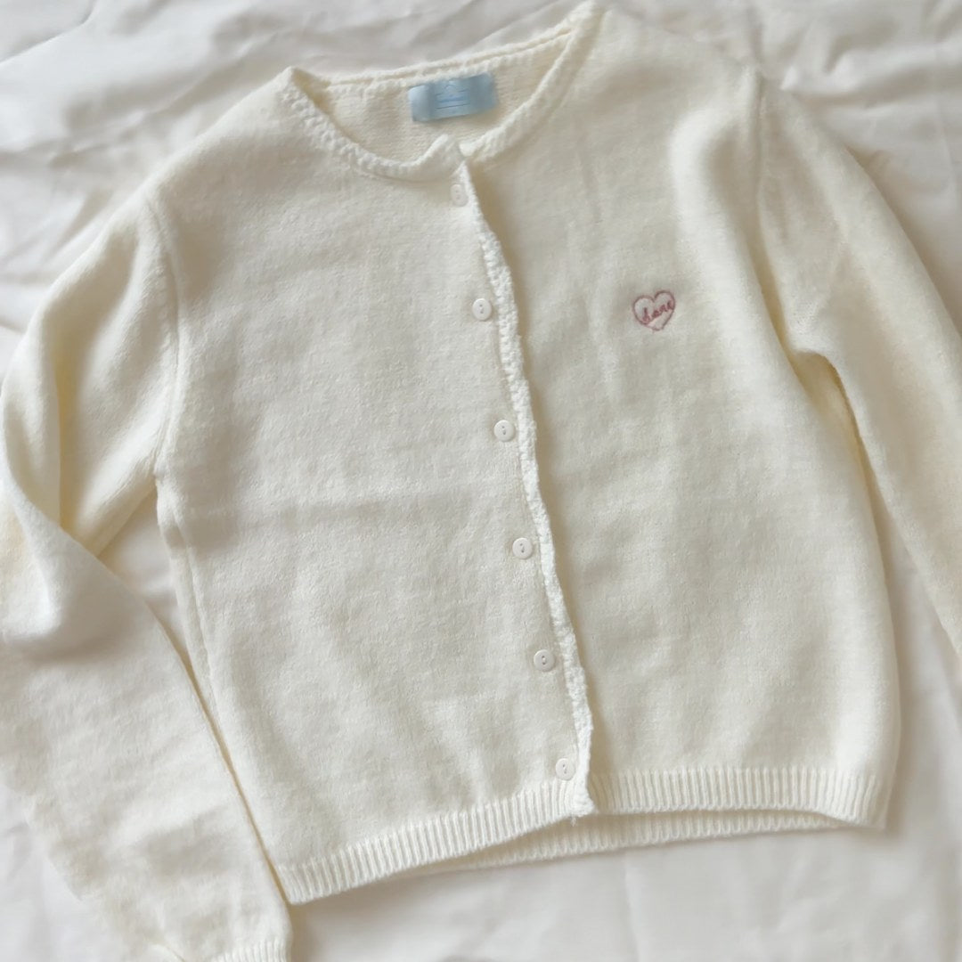 Candy Cardigan in White