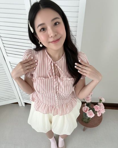 Pink Joy Stripe Blouse