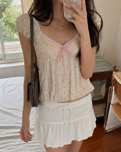 Floral Doll Padded Top