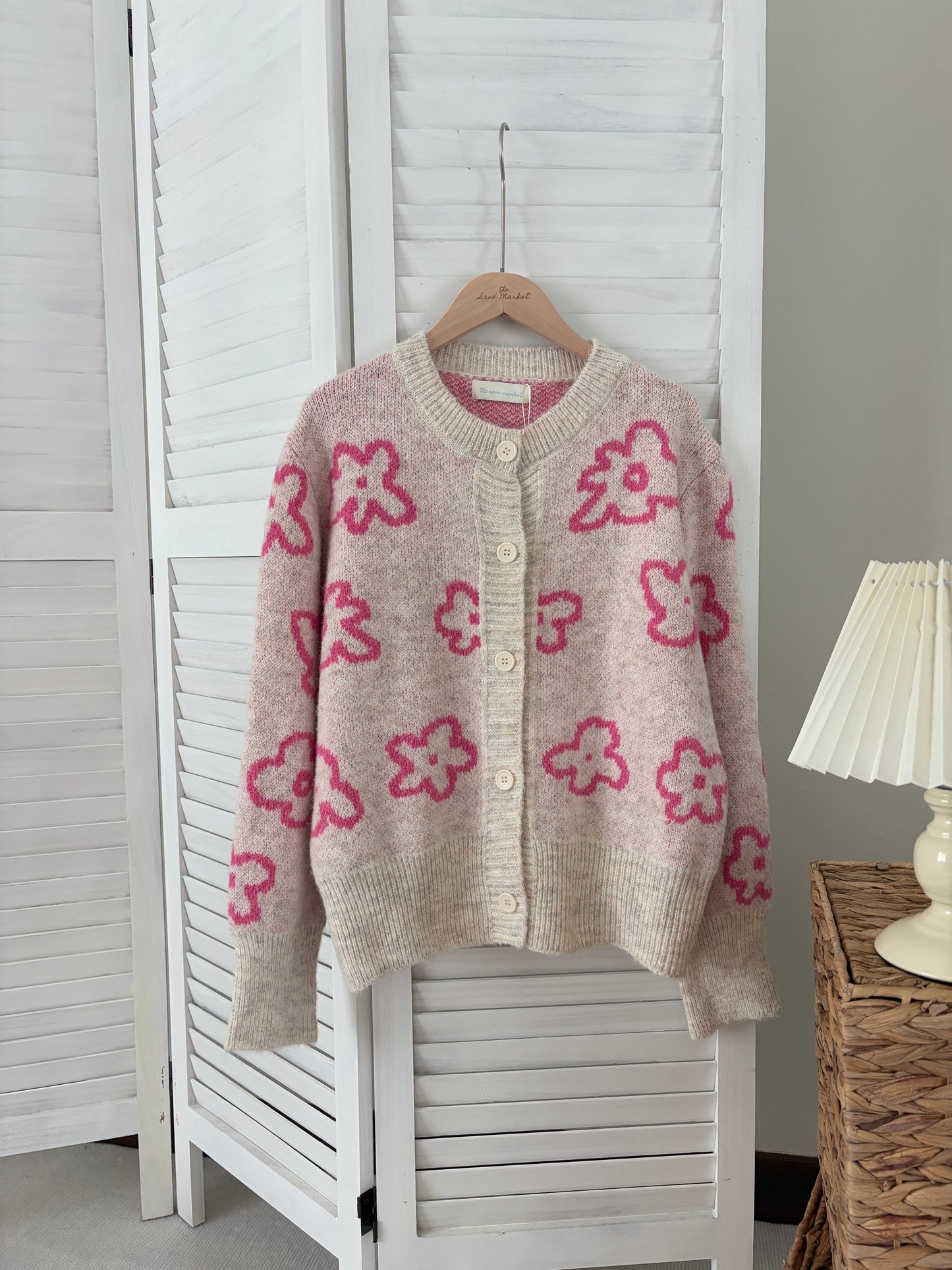 [SALE] Blossom Knit Cardigan in Pink