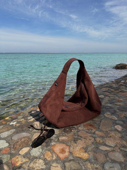 Moonstone Shoulder Bag in Chestnut