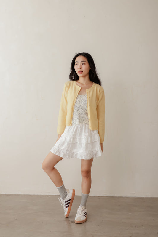 Candy Cardigan in Yellow