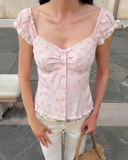 Luna Top in Floral