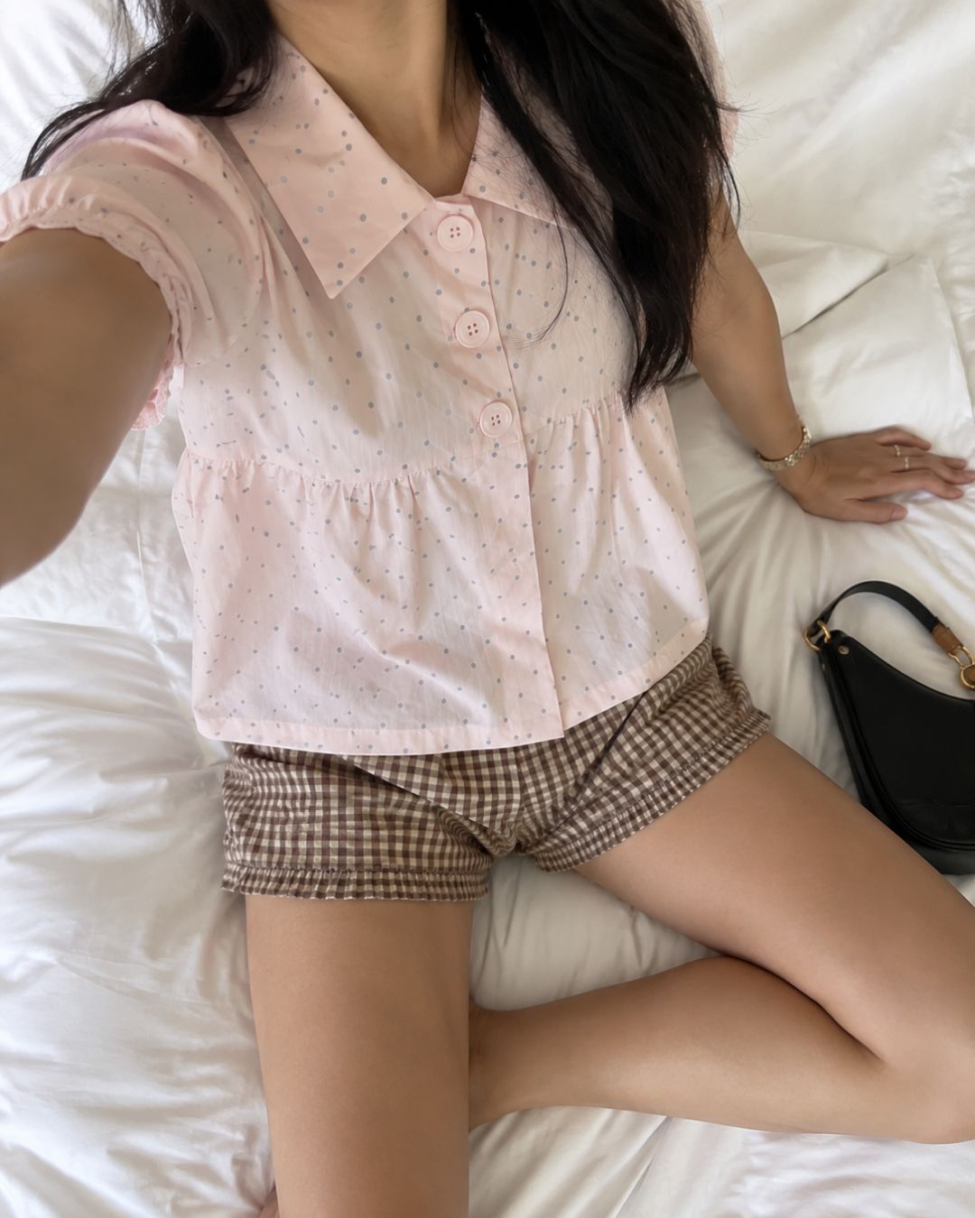 Dolly Polka Babydoll Top