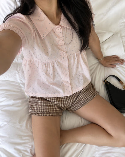 Dolly Polka Babydoll Top