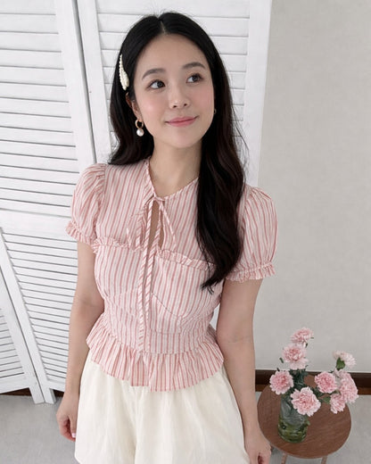Pink Joy Stripe Blouse