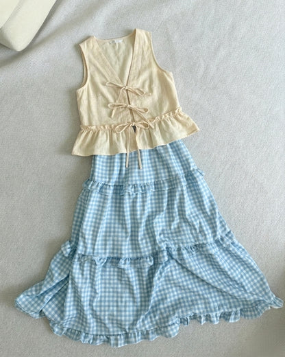 Picnic Gingham Skirt